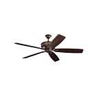 Ventilateur de plafond Kichler Monarch 300206TZ tannerie bronze