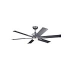 Ventilateur de plafond Kichler Szeplo 300300WSP 17 Watt revêtement en poudre d'acier patiné