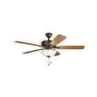 Ventilateur de plafond Kichler 330017SNB bronze naturel satiné