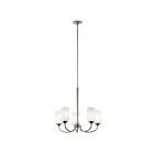 Lustre à 1 étage Kichler Aubrey 43665NI 5-lumières 100W nickel brossé