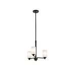 Mini Chandelier à LED Kichler Joelson 43922OZL18 3-lumières 10W vieux bronze