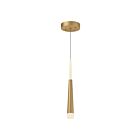 Kuzco Lighting 402501BG-LED Ultra 6W Or brossé LED Suspendu