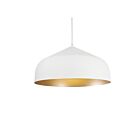 Kuzco Lighting 49117-WH-GD Helena 1-Lumière 60W Blanc et or Suspendu