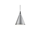 Kuzco Lighting 492716-BN-BK Dorothy 1-Lumière 60W Nickel brossé et noir Suspendu