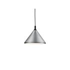 Kuzco Lighting 492814-BN-BK Dorothy 1-Lumière 60W Nickel brossé et noir Suspendu