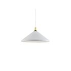Kuzco Lighting 493118-WH-GD Dorothy 1-Lumière 60W Blanc et or Suspendu