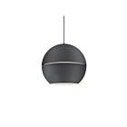 Kuzco Lighting 494024-BK Lucas 1-Lumière 60W Noir Suspendu