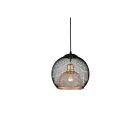 Kuzco Lighting 494412-BK-GD Gibraltar 1-Lumière 60W Noir et or Suspendu