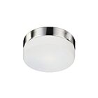 Kuzco Lighting 52022BN Lomita 2-lumières 80W Nickel brossé Incandescente Plafonnier Encastré