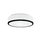 Kuzco Lighting 599002BK Charlie 2-lumières 80W Noir Incandescente Plafonnier Encastré