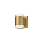 Kuzco Lighting 601431BG-LED Norfolk 17W Or brossé LED Appliques murales d'intérieur
