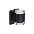 Kuzco Lighting 601431BK-LED Norfolk 17W Noir LED Appliques murales d'intérieur