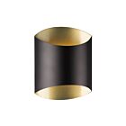 Kuzco Lighting 601471BK-LED Preston 9W Noir LED Appliques murales d'intérieur