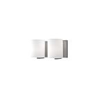 Kuzco Lighting 70232BN Bridgewater 2-lumières 120W Nickel brossé Incandescente Lampe de salle de bain
