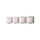 Kuzco Lighting 70234CH Bridgewater 4-lumières 240W Chrome Incandescente Lampe de salle de bain