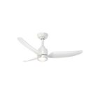 Kuzco Lighting CF72942-WH Hugo 47W 42" Blanc LED Ventilateur 3000K