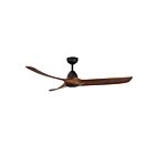 Kuzco Lighting CF77860-MB-DW Baylor 32W 60" Matte Noir et Noyer Foncé Ventilateur