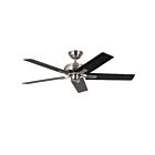 Kuzco Lighting CF78752-BN-NLW Erikson 65W 52" Nickel Brossé Ventilateur