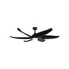 Kuzco Lighting CF90960-MB Coronado 54W 60" Matte Noir LED Ventilateur 3000K
