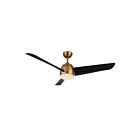Kuzco Lighting CF91954-BG-MB Thalia 83W 54" Or Brossé et Matte Noir LED Ventilateur 3000K