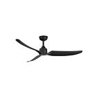 Kuzco Lighting CF92952-MB Hugo 32W 52" Matte Noir Ventilateur