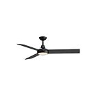 Kuzco Lighting CF94956-MB Owens 53W 56" Matte Noir LED Ventilateur 3000K