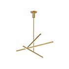 Kuzco Lighting CH10356-BG Vega 72W Or brossé LED Lustre