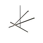 Kuzco Lighting CH10356-BK-UNV Vega 72W Noir LED Lustre