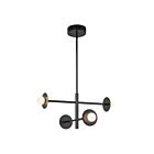 Kuzco Lighting CH15504-BK-UNV Elixir 13W Noir LED Lustre