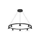 Kuzco Lighting CH19933-BK Dune 41W Noir LED Lustre