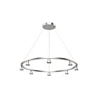 Kuzco Lighting CH19933-BN-UNV Dune 41W Nickel brossé LED Lustre