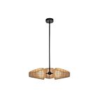 Kuzco Lighting CH20625-BK-OP Lanai 21W Noir et verre opale mat LED Lustre