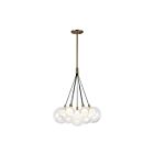 Kuzco Lighting CH3117-BG Bolla 20W Or brossé LED Lustre