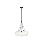 Kuzco Lighting CH3117-BK Bolla 20W Noir LED Lustre