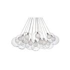 Chandelier LED à tige Kuzco Lighting Bolla CH3128 50W chrome