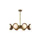 Kuzco Lighting CH320837VB-UNV Alonso 30W Laiton vieilli LED Lustre