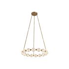Kuzco Lighting CH321032NB-UNV-010 Marni 85W Laiton naturel LED Lustre
