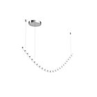 Kuzco Lighting CH321506CH Akoya 70W Chrome LED Lustre