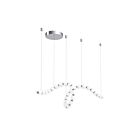 Kuzco Lighting CH321508CH Akoya 83W Chrome LED Lustre