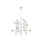 Kuzco Lighting CH328129AW Cadence 18-Luminaires 720W Blanc antique Lustre