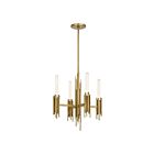 Kuzco Lighting CH335019VB Torres 4-Luminaires 240W Laiton vieilli Lustre