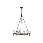 Kuzco Lighting CH338632UBAR Lucian 6-Luminaires 360W Bronze urbain et albâtre Lustre