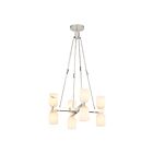 Kuzco Lighting CH338822PNAR Lucian 8-Luminaires 480W Nickel poli et albâtre Lustre