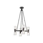 Kuzco Lighting CH338822UBCC Lucian 8-Luminaires 480W Cristal transparent et bronze urbain Lustre