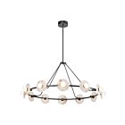 Kuzco Lighting CH346046UBAR-UNV Dahlia 40W Bronze urbain et albâtre LED Lustre