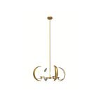 Kuzco Lighting CH351204VB Celeste 4-Luminaires 200W Laiton vieilli Lustre