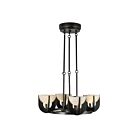Kuzco Lighting CH362423UBAR-UNV Colette 25W Bronze urbain et albâtre LED Lustre