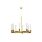 Kuzco Lighting CH416108BG Rue 8-Luminaires 480W Or brossé Lustre