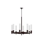 Kuzco Lighting CH416108WB Rue 8-Luminaires 480W Bronze chaud Lustre