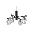 Chandelier LED à tige Kuzco Lighting Honeycomb CH52118-CH 20W chrome